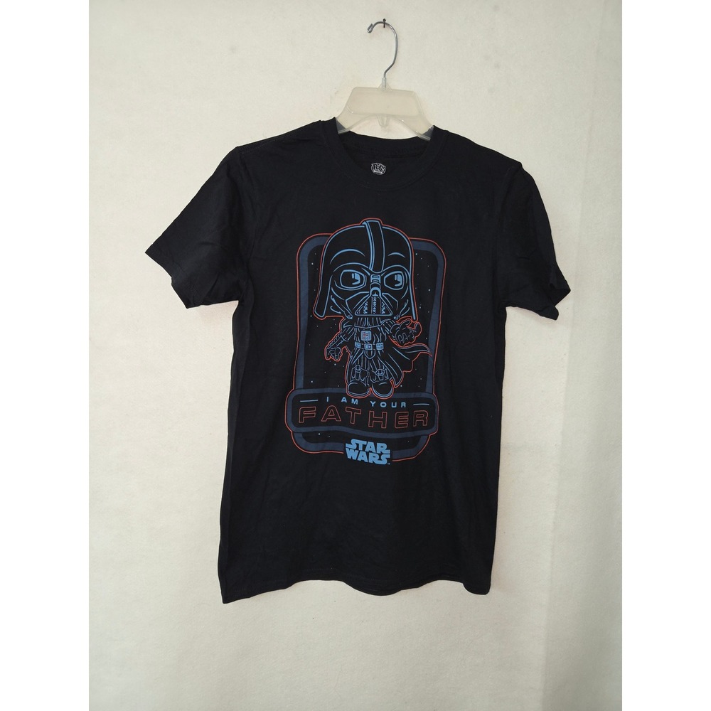Funko POP Tees Star Wars Mens M Black Darth Vader I Am Your Father Graphic Shirt